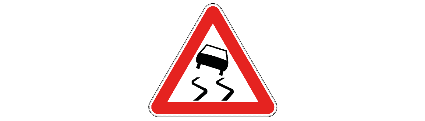A15 Slippery road