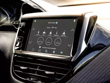 connected car screen